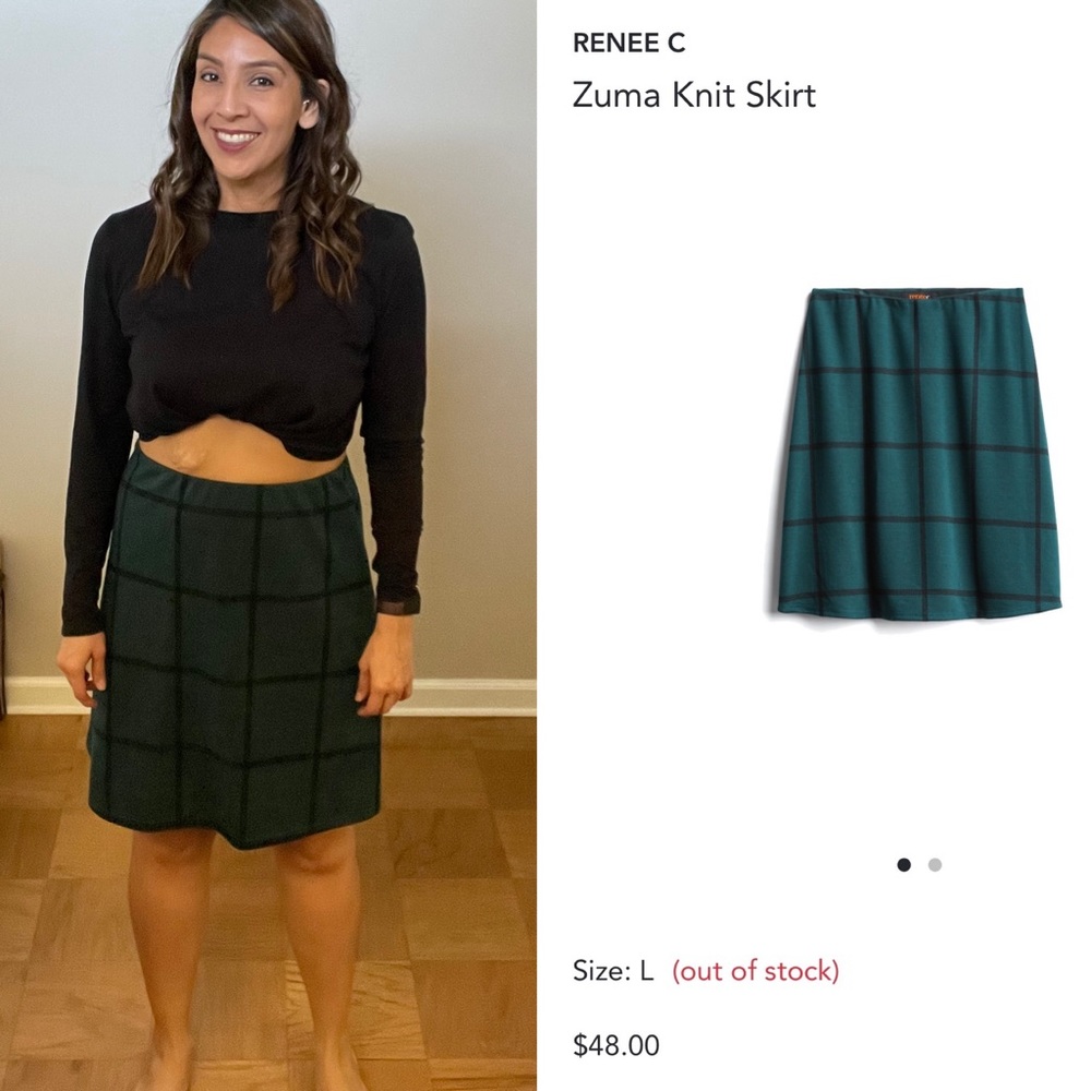 Renee C Zuma Knit Skirt